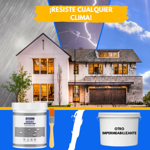 Sellador Impermeable + Brocha de regalo - protege tu hogar contra filtraciones