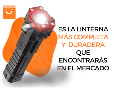 Linterna Power Led™ 4 en 1 Luz Potente, Siempre a tu Alcance!