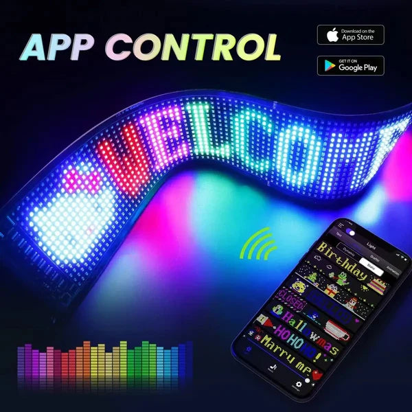 FLEXILED™ PANTALLA FLEXIBLE LED PARA AUTO - OFERTA SOLO POR HOY + ENVÍO GRATIS