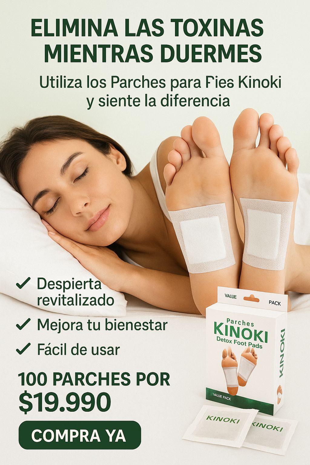 Parches kinoking™ - Alivia dolores y Desintoxica