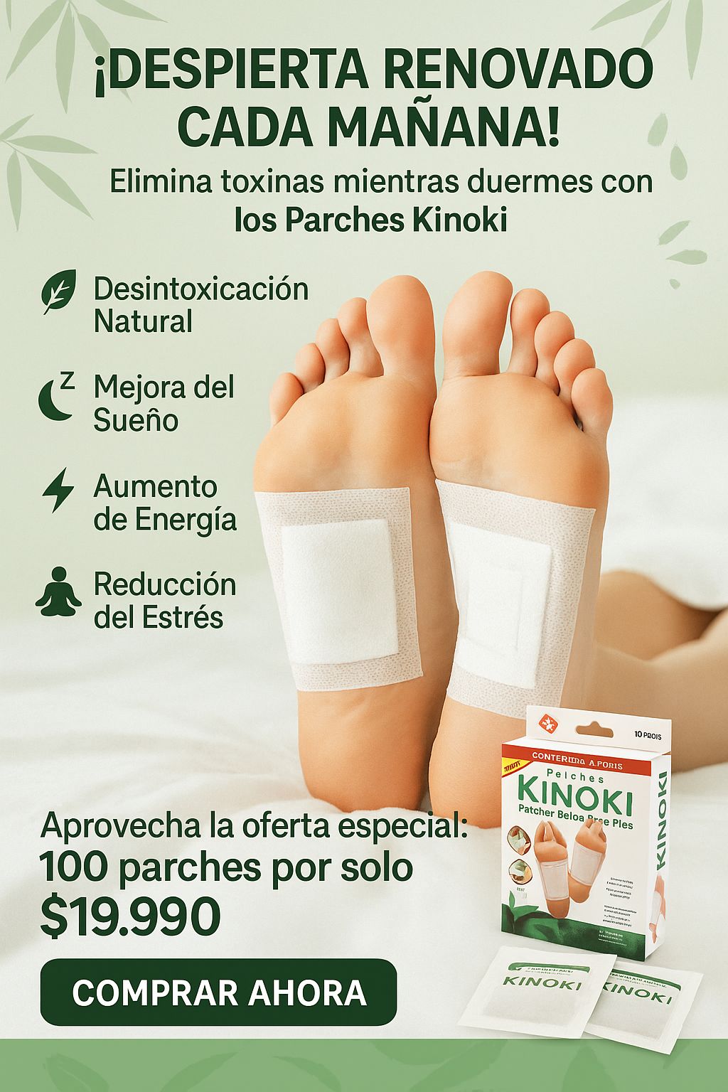 Parches kinoking™ - Alivia dolores y Desintoxica