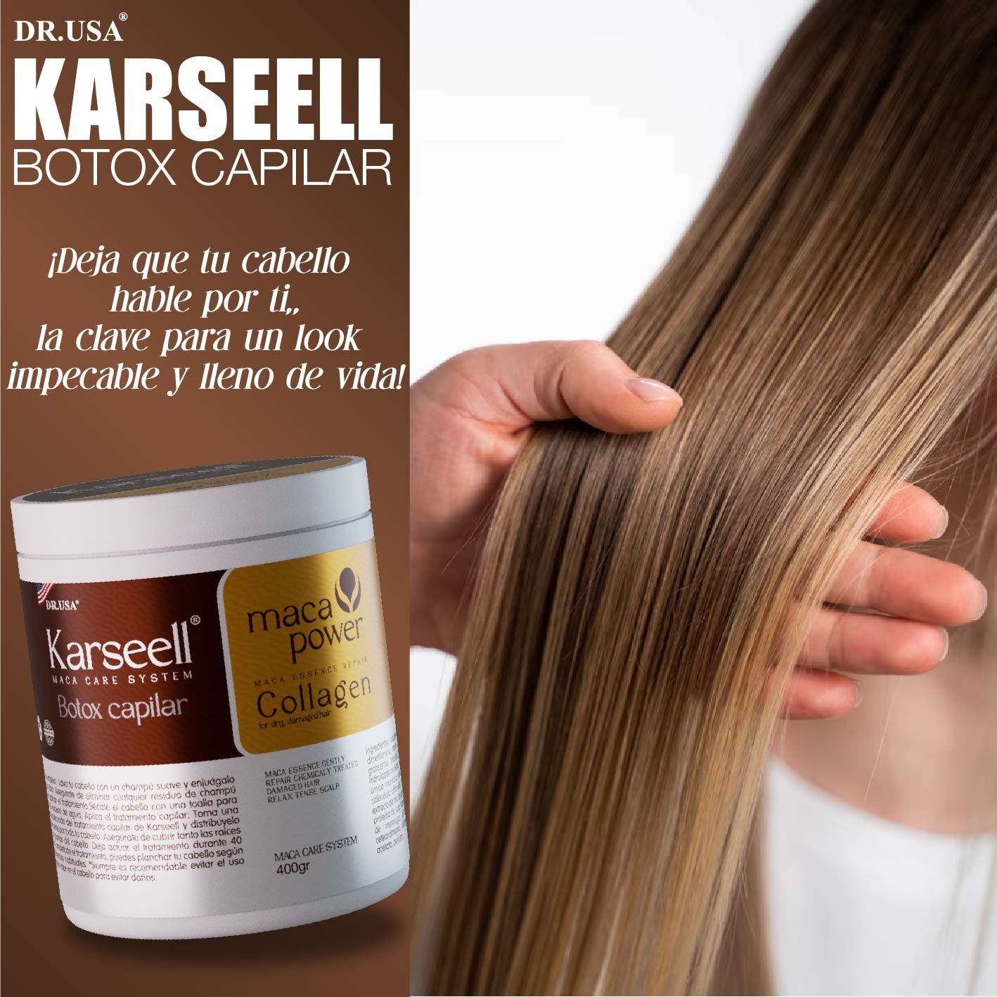 BOTOX CAPILAR KARSEELL B PLUS™ - REVITALIZA TU CABELLO