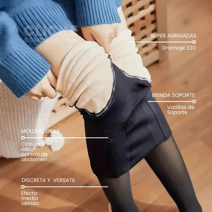 Pantys Efecto Piel™ - Mantente Abrigada Sin Perder Tu Estilo!