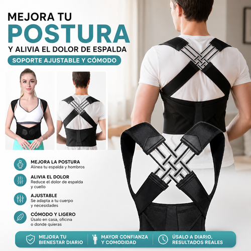 PostureFlex® – Soporte Lumbar de Uso Diario