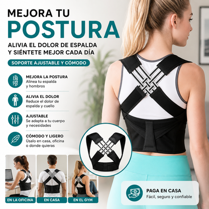 PostureFlex® – Soporte Lumbar de Uso Diario