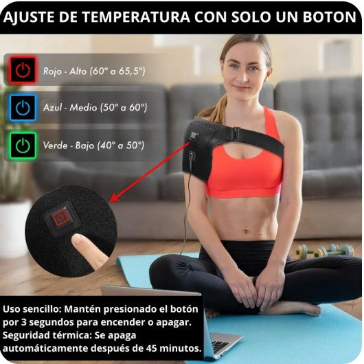 Hombrera Térmica – Alivio Inmediato para el Dolor de Hombro