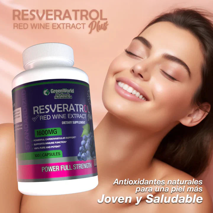 RESVERATROL B PLUS™ ANTIEDAD - OFERTA SOLO POR HOY + ENVÍO GRATIS