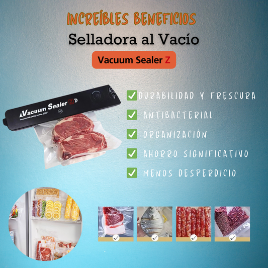 VACUNM SEALER™ - SELLADORA DE ALIMENTOS - OFERTA SOLO POR HOY + ENVÍO GRATIS