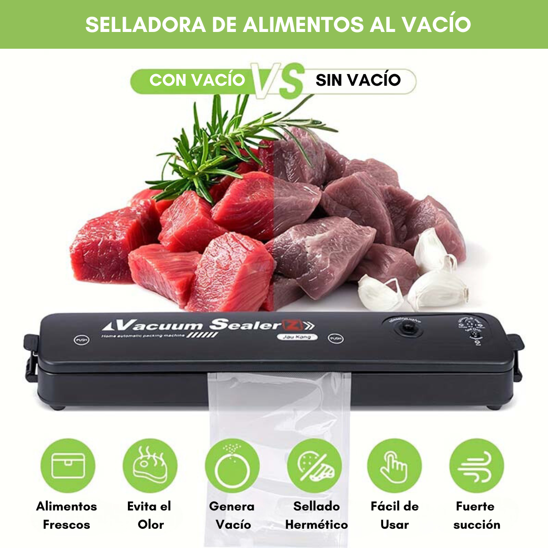 VACUNM SEALER™ - SELLADORA DE ALIMENTOS - OFERTA SOLO POR HOY + ENVÍO GRATIS