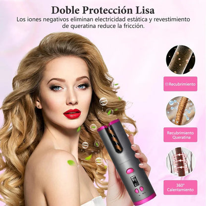 Rizador Inalámbrico Black Edition™ - OFERTA SOLO POR HOY + ENVÍO GRATIS